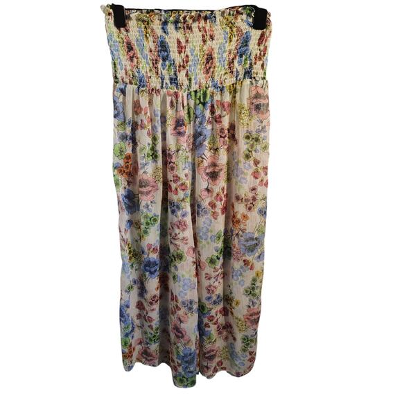 Alexis Sheer Floral Pants Multicolor Womens Size Medium - Picture 3 of 5